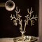 Antiqued Brass Deer Jewelry Holder Stag Ring Necklace Organizer Tabletop Decor